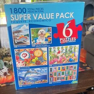 Super Value Pack Puzzle Set - 1800 Pieces